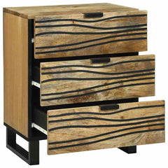 Bedside Cabinet 50 x 33 x 62 cm Engineered Wood Natural