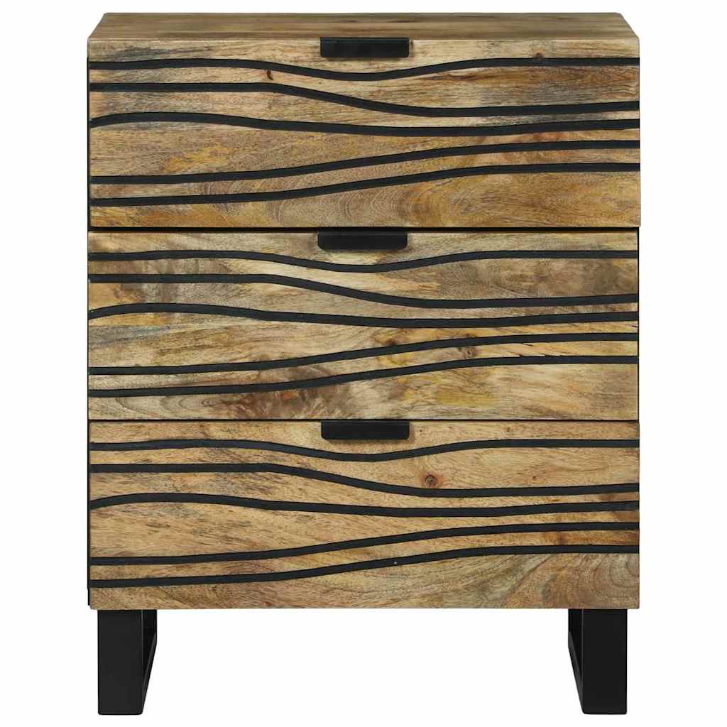 Bedside Cabinet 50 x 33 x 62 cm Engineered Wood Natural