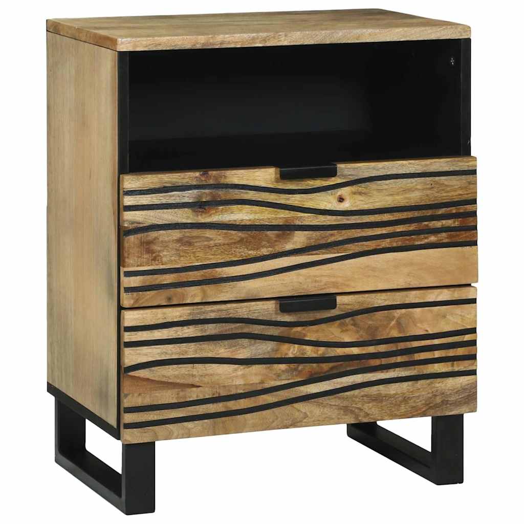 Bedside Cabinet Engineered Wood in Natural