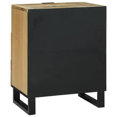 vidaXL Bedside Cabinet Natural 50 x 33 x 62 cm Engineered Wood 5