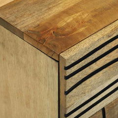 vidaXL Bedside Cabinet Natural 50 x 33 x 60 cm Engineered Wood 6