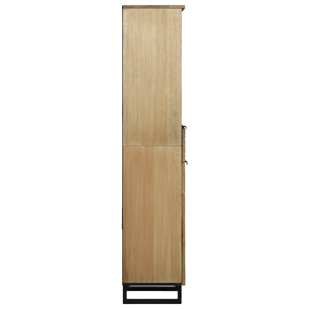 Bathroom Cabinet 38 x 33 x 160 cm Engineered Wood Natural