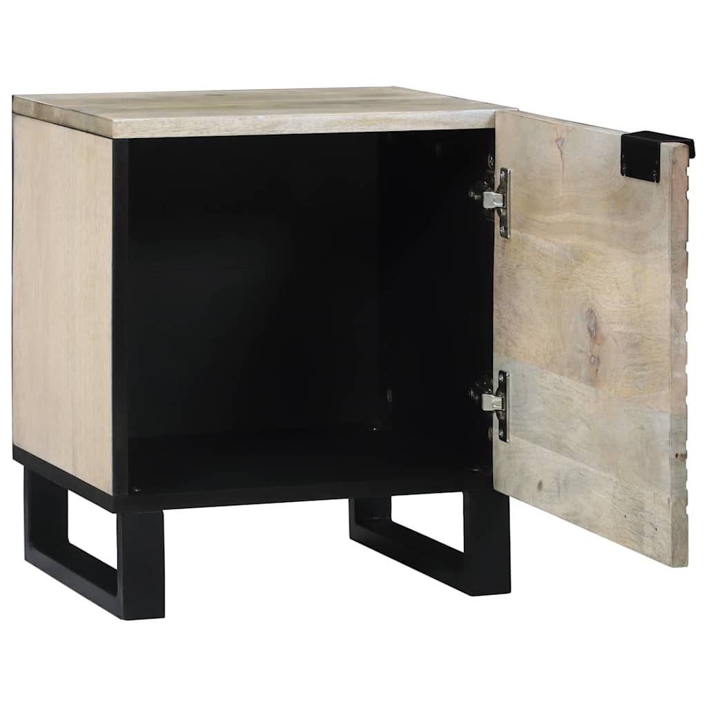 vidaXL Bedside Cabinet White 40 x 33 x 46 cm Engineered Wood 2