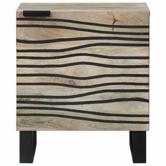 vidaXL Bedside Cabinet White 40 x 33 x 46 cm Engineered Wood 3