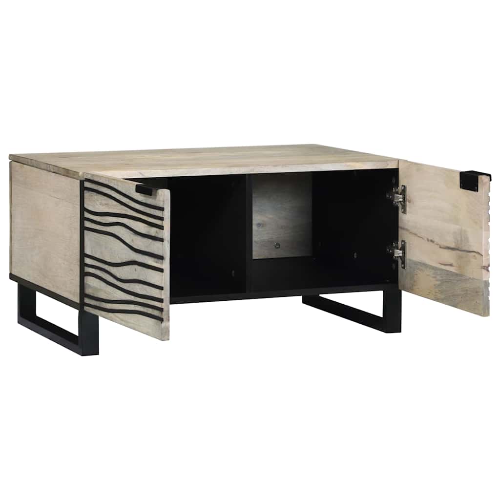 Coffee Table 80 x 50 x 40 cm Engineered Wood White