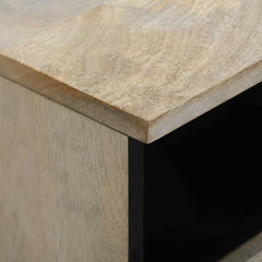 vidaXL Bedside Cabinet White 40 x 33 x 46 cm Engineered Wood 6