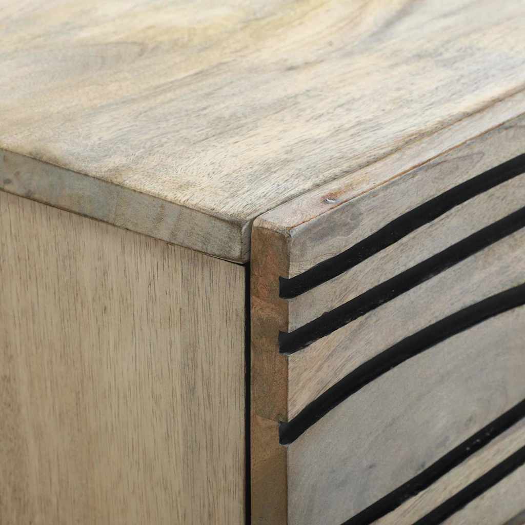 vidaXL Bedside Cabinet White 50 x 33 x 60 cm Engineered Wood 6