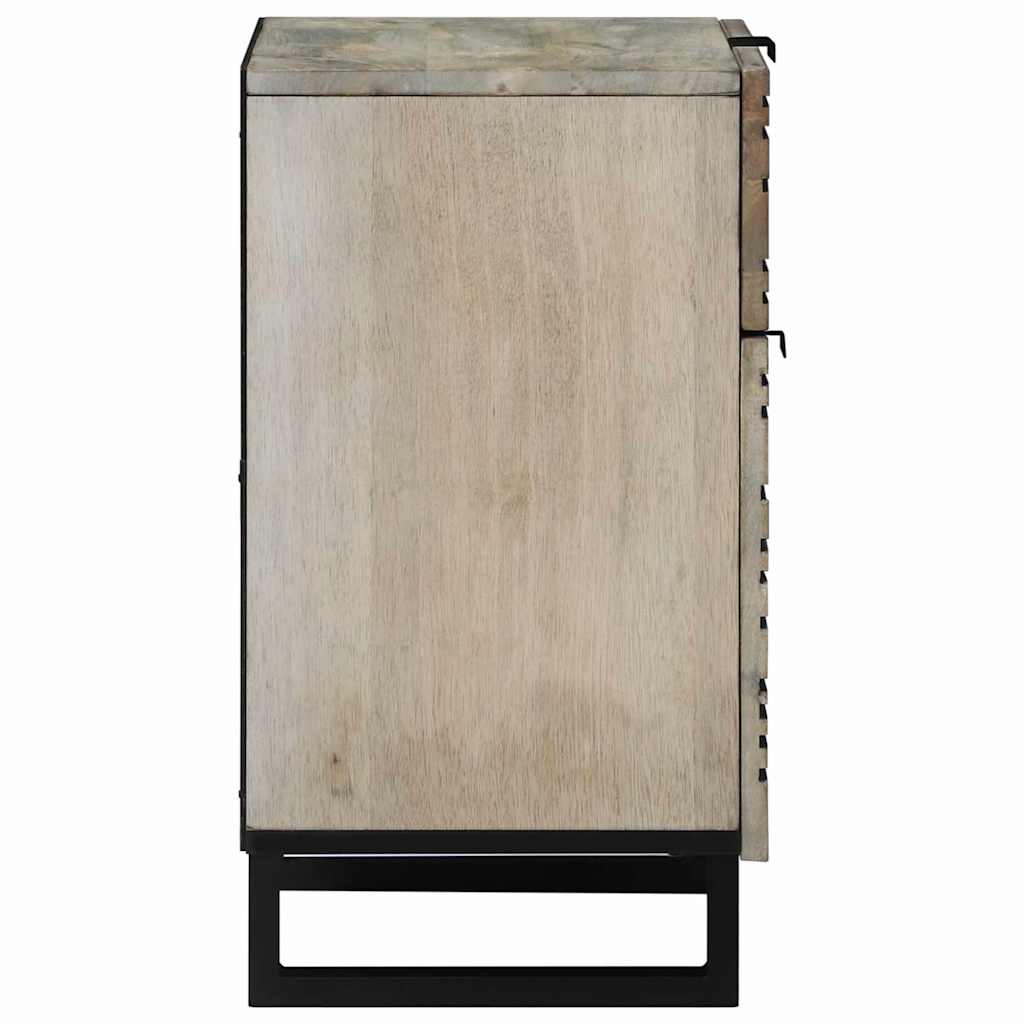 vidaXL Bedside Cabinet White 50 x 33 x 60 cm Engineered Wood 4