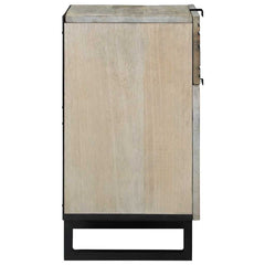 vidaXL Bedside Cabinet White 50 x 33 x 60 cm Engineered Wood 4