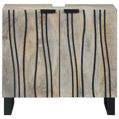Bathroom Sink Cabinet 62 x 33 x 58 cm Engineered Wood White