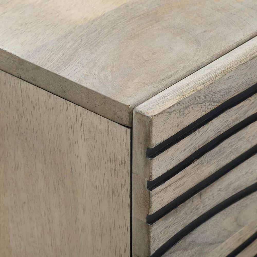 Sideboard 40 x 33 x 75 cm Engineered Wood White