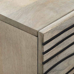 Sideboard 40 x 33 x 75 cm Engineered Wood White