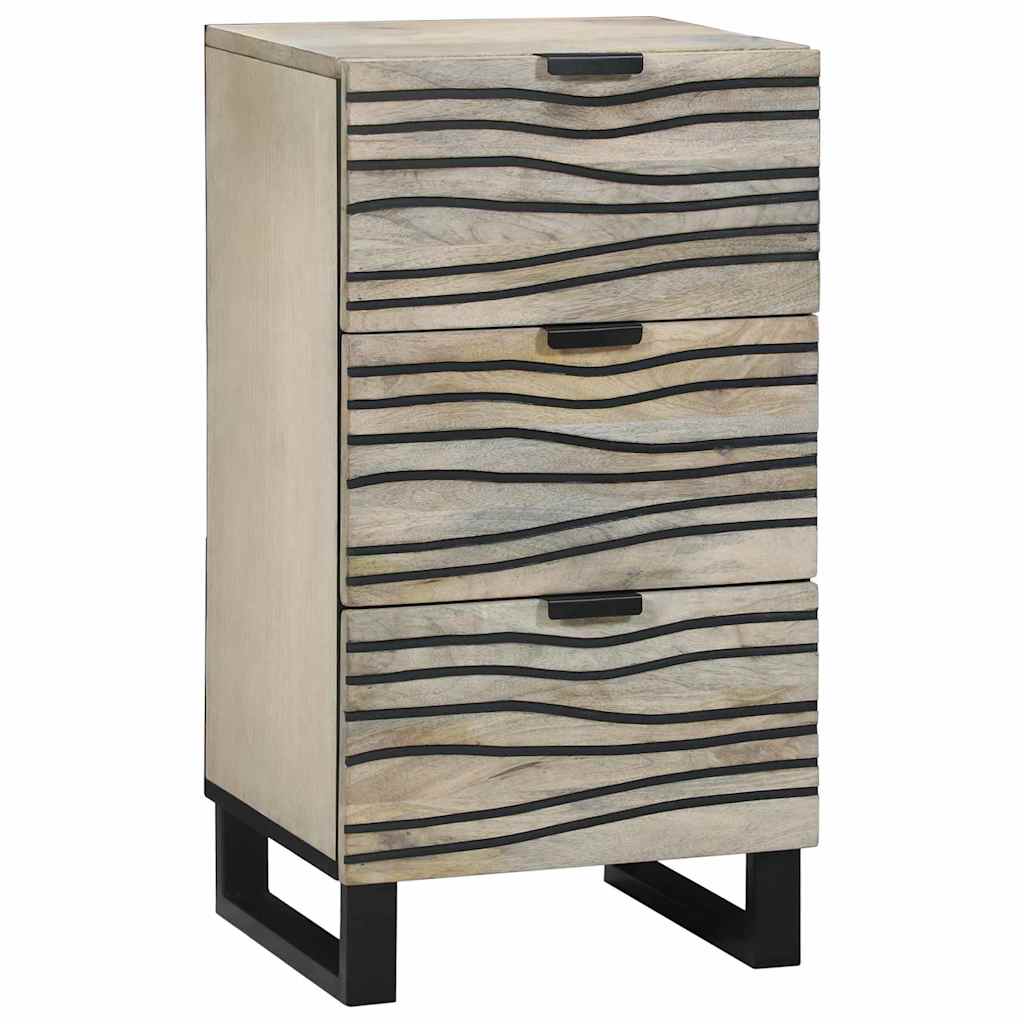 Sideboard 40 x 33 x 75 cm Engineered Wood White