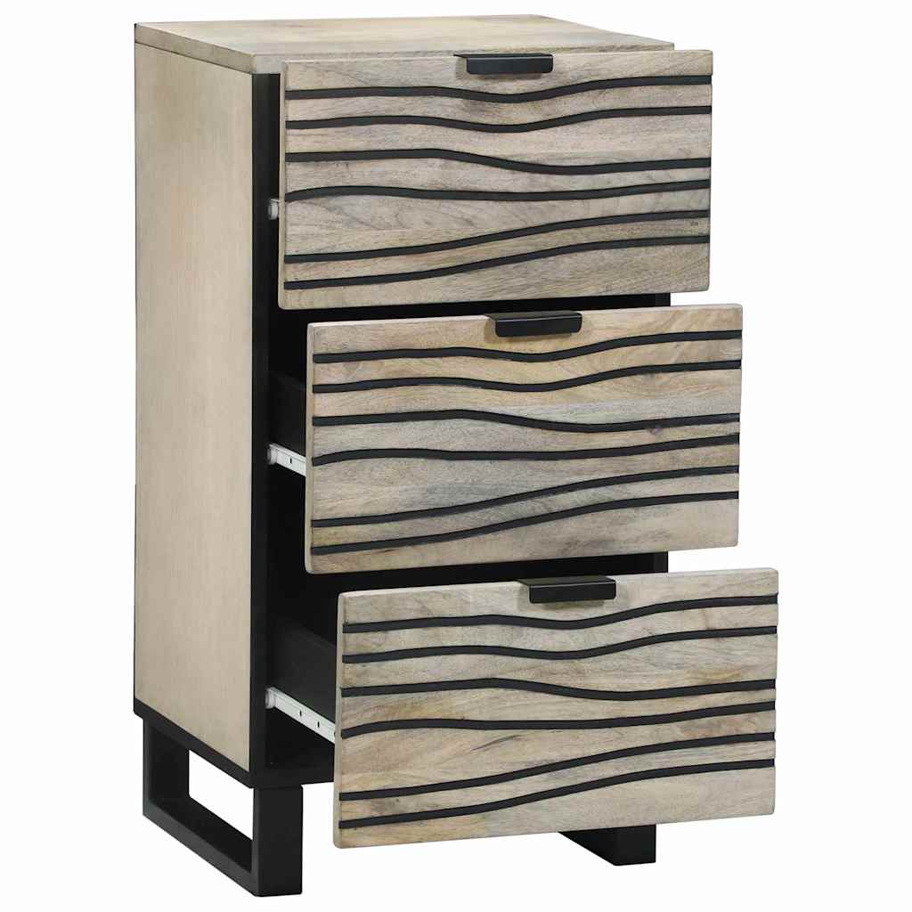 Sideboard 40 x 33 x 75 cm Engineered Wood White