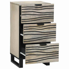 Sideboard 40 x 33 x 75 cm Engineered Wood White