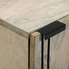 vidaXL Sideboard White 40 x 33 x 75 cm Solid mango wood 6