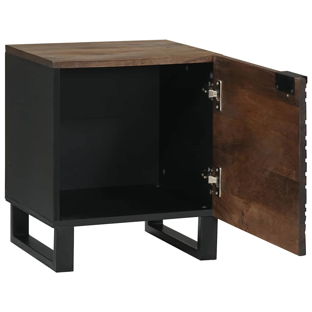 vidaXL Bedside Cabinet Walnut 40 x 33 x 46 cm Engineered Wood 2