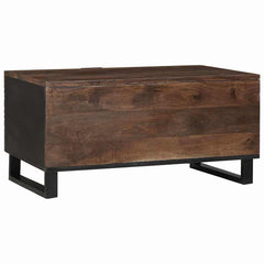 vidaXL Coffee Table Walnut 80 x 50 x 40 cm Engineered Wood 5