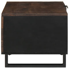 vidaXL Coffee Table Walnut 80 x 50 x 40 cm Engineered Wood 4