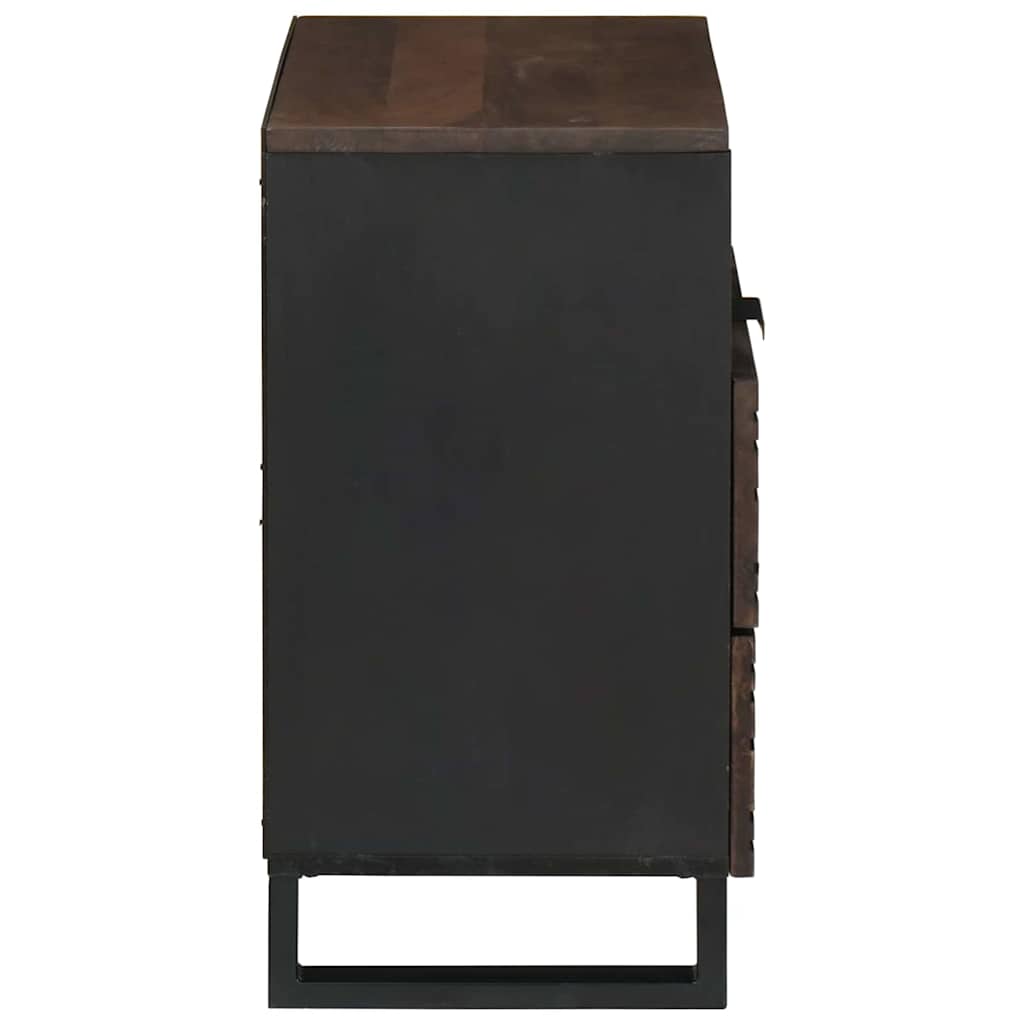 vidaXL Bedside Cabinet Walnut 50 x 33 x 62 cm Engineered Wood 4