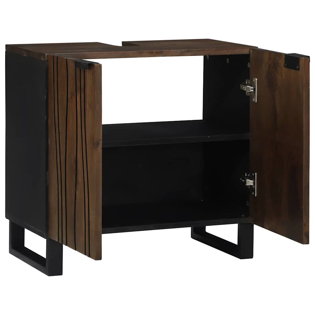 Bathroom Sink Cabinet 62 x 33 x 58 cm Engineered Wood Walnut