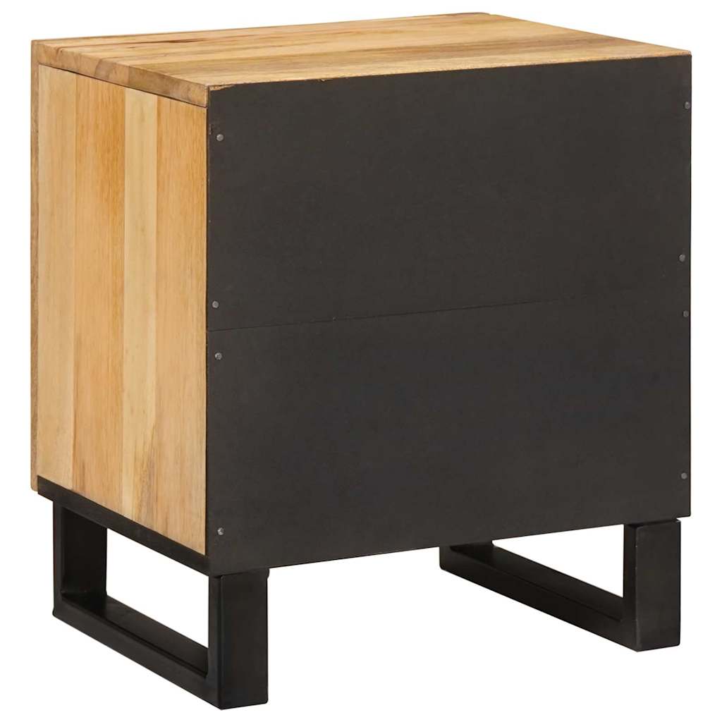 vidaXL Bedside Cabinet Natural 40 x 33 x 46 cm 5