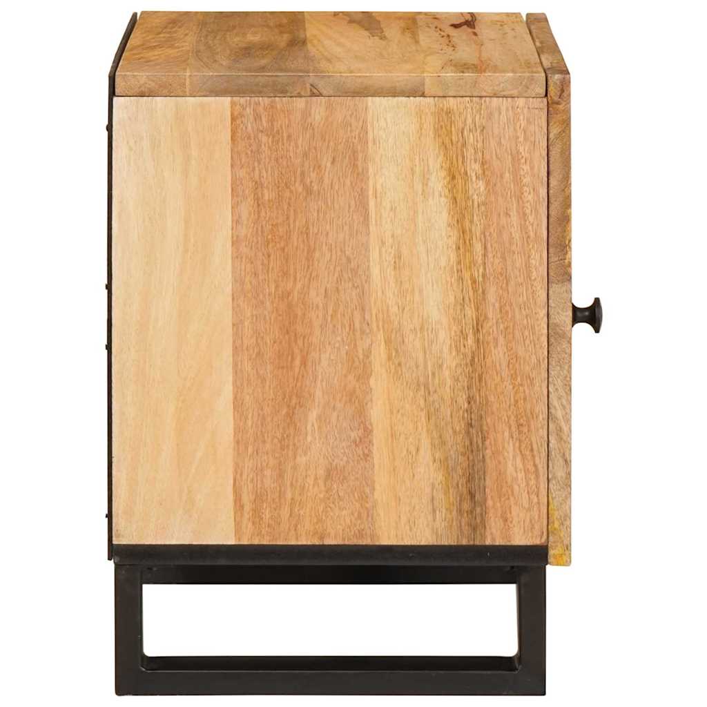 vidaXL Bedside Cabinet Natural 40 x 33 x 46 cm 4
