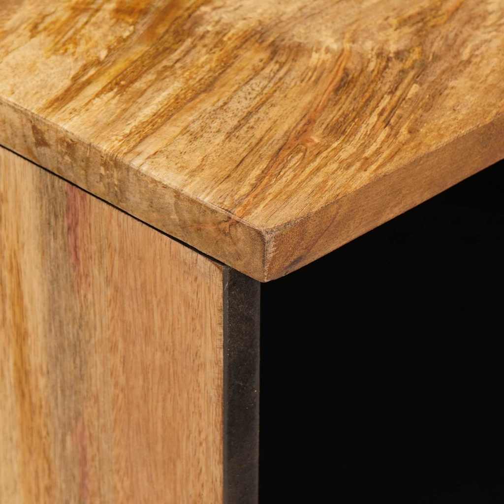 vidaXL TV Cabinet with Drawer Brown 100 x 33 x 46 cm Solid Mango Wood 6