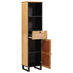 vidaXL Bathroom Cabinet Brown 38 x 33 x 160 cm Solid Mango Wood 2