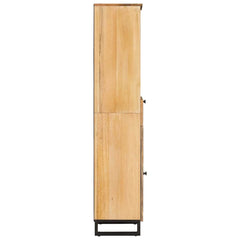 vidaXL Bathroom Cabinet Brown 38 x 33 x 160 cm Solid Mango Wood 4