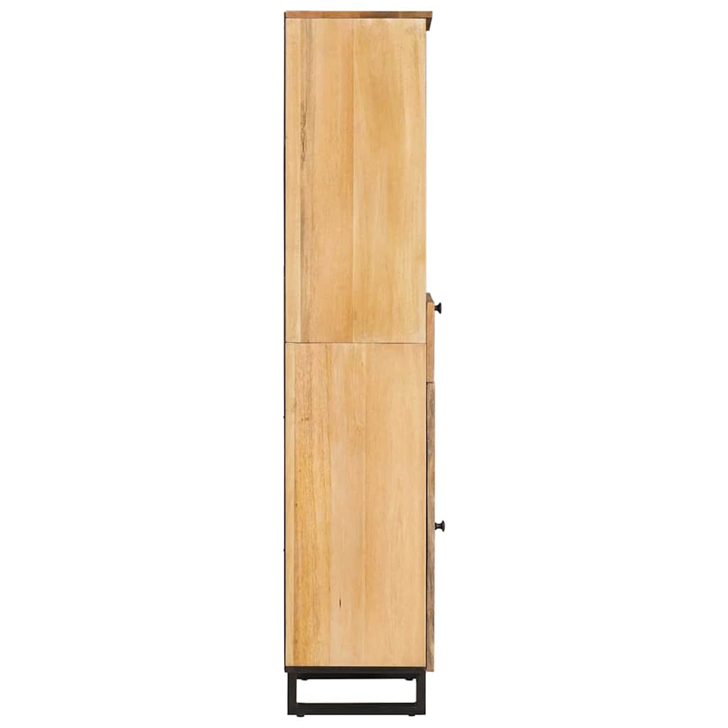 vidaXL Bathroom Cabinet Brown 38 x 33 x 160 cm Solid Mango Wood 4