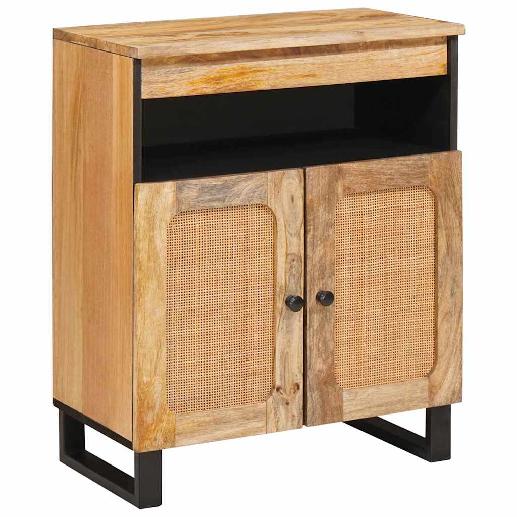 vidaXL Sideboard Brown 60 x 33 x 75 cm Solid Mango Wood 1
