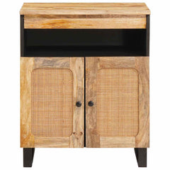 vidaXL Sideboard Brown 60 x 33 x 75 cm Solid Mango Wood 3