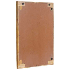 vidaXL Bathroom Mirror Brown 50 x 2.5 x 70 cm Solid Mango Wood 3
