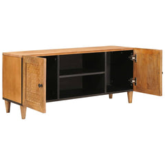 TV Units Light Brown 105 x 33 x 46 cm Solid Mango Wood Light brown (desert finish)