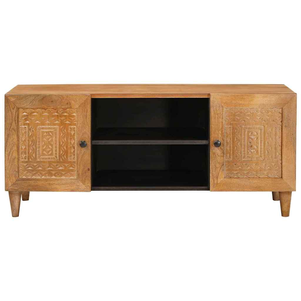 TV Units Light Brown 105 x 33 x 46 cm Solid Mango Wood Light brown (desert finish)