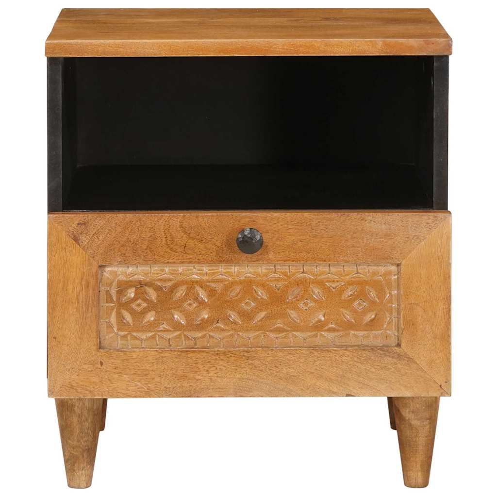 vidaXL Bedside Cabinet Light Brown 40 x 33 x 46 cm Engineered Wood 4