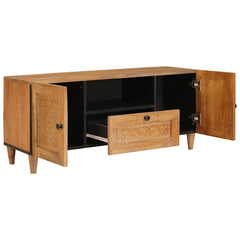 vidaXL TV Units with Door Light Brown 105 x 33 x 46 cm Engineered wood 2