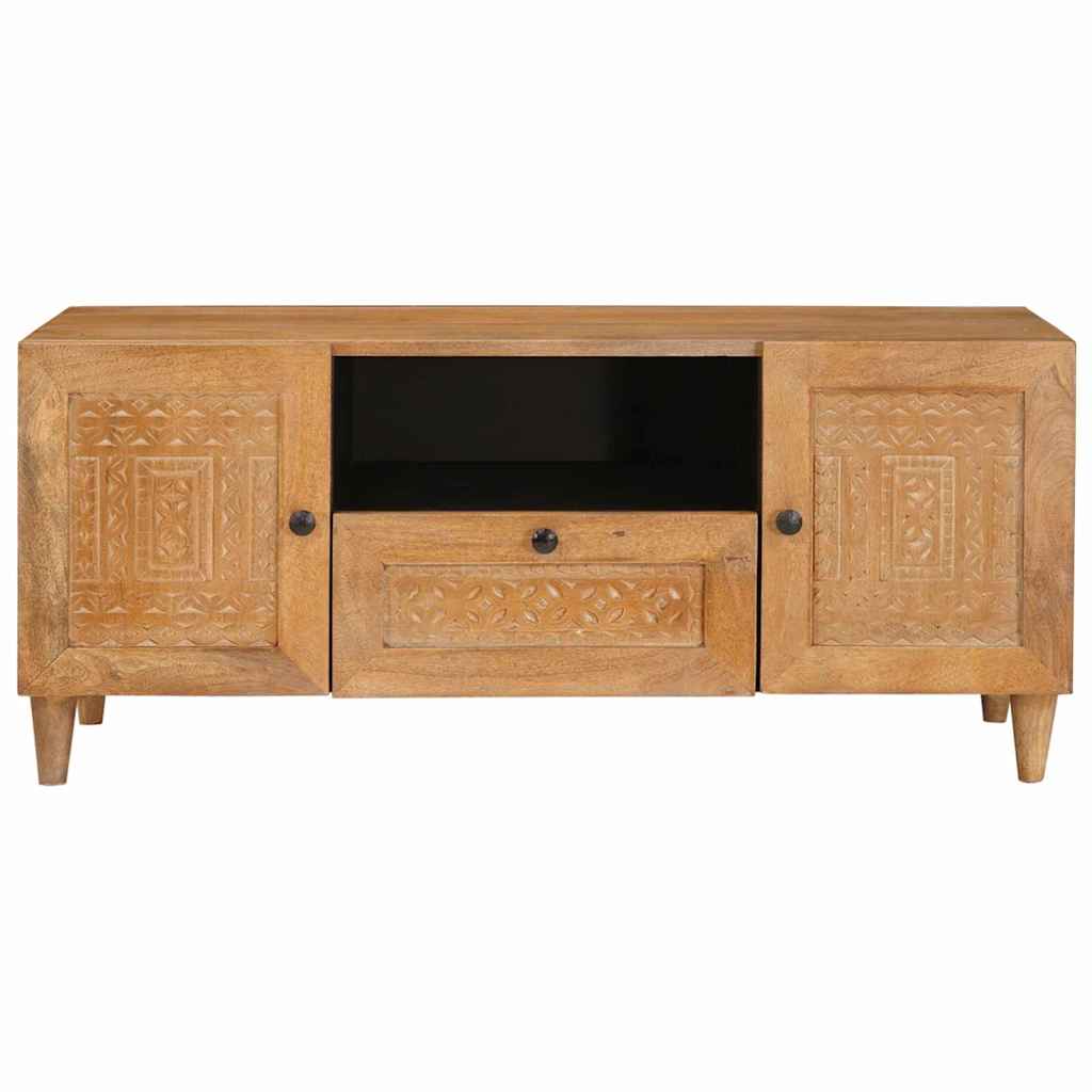 vidaXL TV Units with Door Light Brown 105 x 33 x 46 cm Engineered wood 3