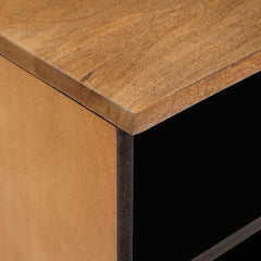 vidaXL TV Cabinet 100 x 33 x 46 cm Solid Mango Wood 6