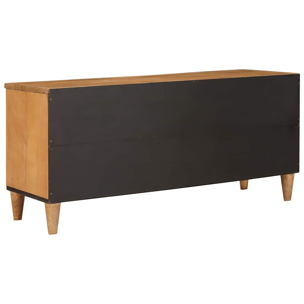 vidaXL TV Cabinet 100 x 33 x 46 cm Solid Mango Wood 5