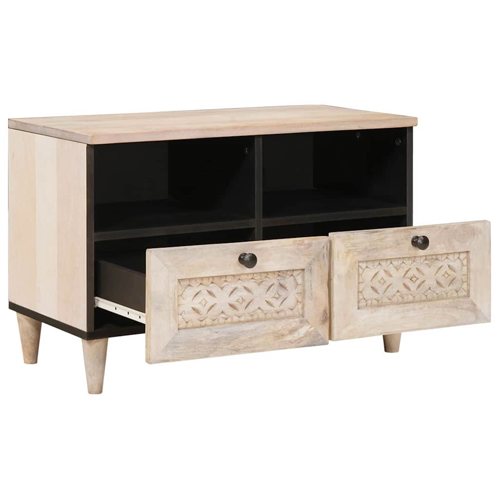 TV Units White 70 x 33 x 46 cm Engineered Wood White (bleached finish)