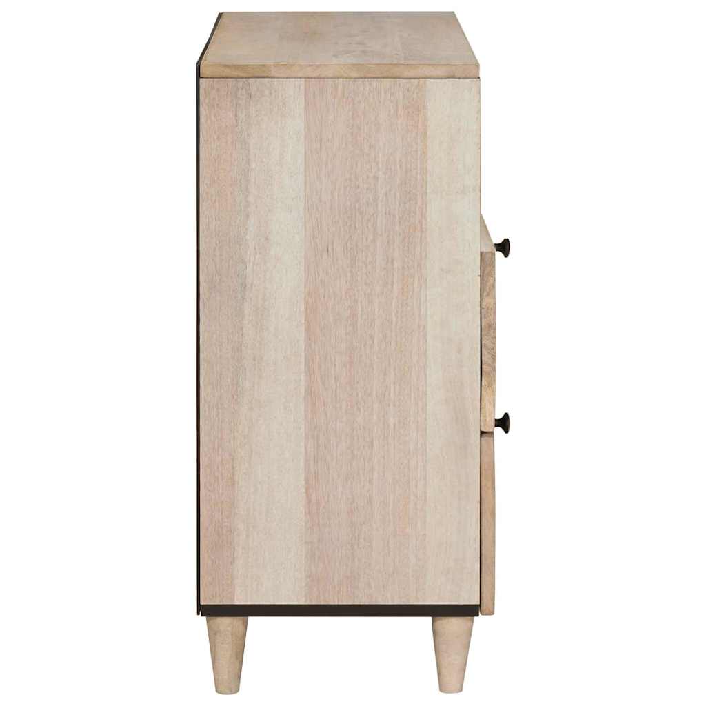Bedside Cabinet White 50 x 33 x 62 cm Engineered Wood White (bleached finish)