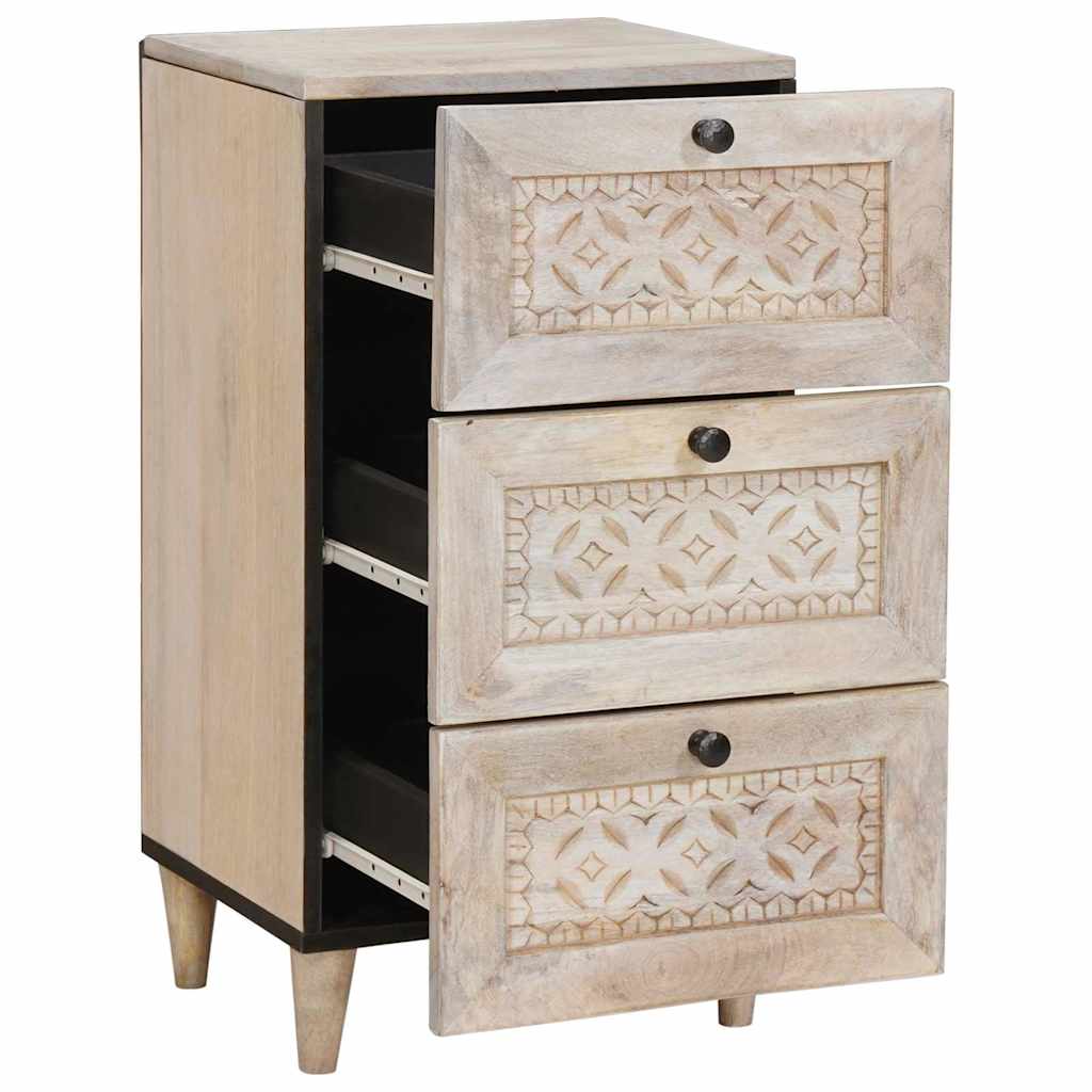 vidaXL Sideboard with Drawer White 33.5 x 40 x 75 cm 2