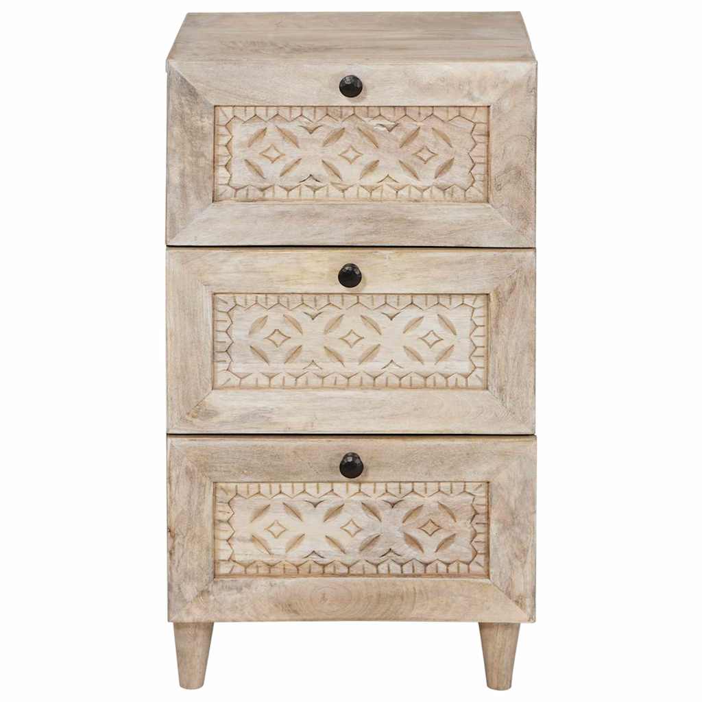 vidaXL Sideboard with Drawer White 33.5 x 40 x 75 cm 3