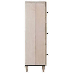 Highboard White Solid Mango Wood, image 4