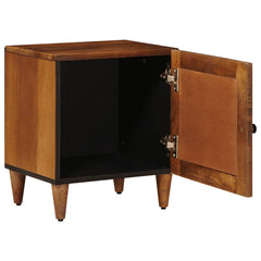 vidaXL Bedside Cabinet Brown 40 x 33 x 46 cm Solid Mango Wood 3