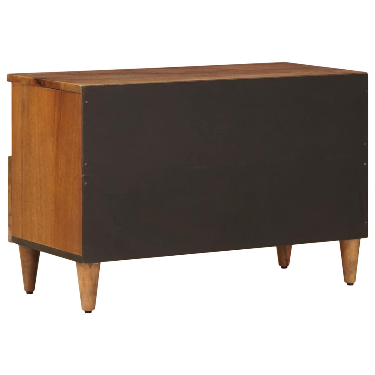 Coffee Table 80 x 54 x 40 cm Solid Mango Wood Walnut