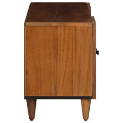 TV Cabinet with Drawer Walnut Solid Mango Wood, image 5