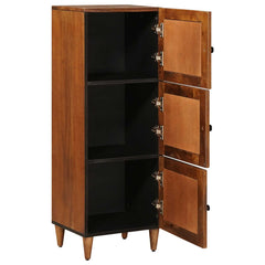 Highboard Walnut Solid Mango Wood, image 3